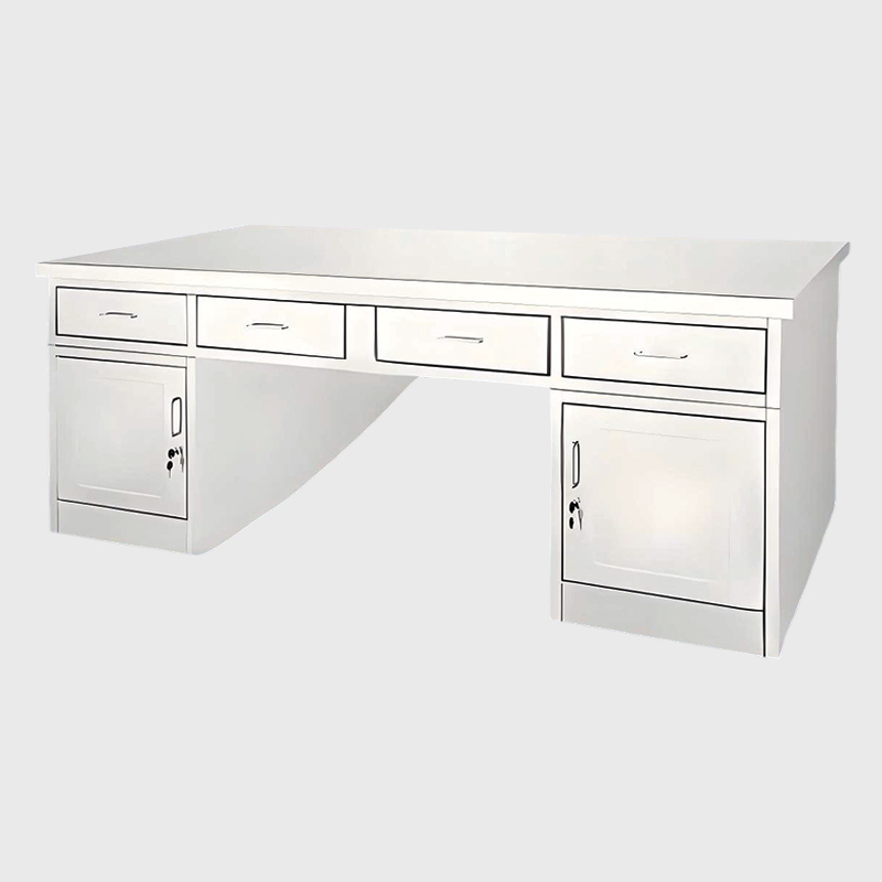 Szpitalny stół warsztatowy ze stali nierdzewnej z szufladami